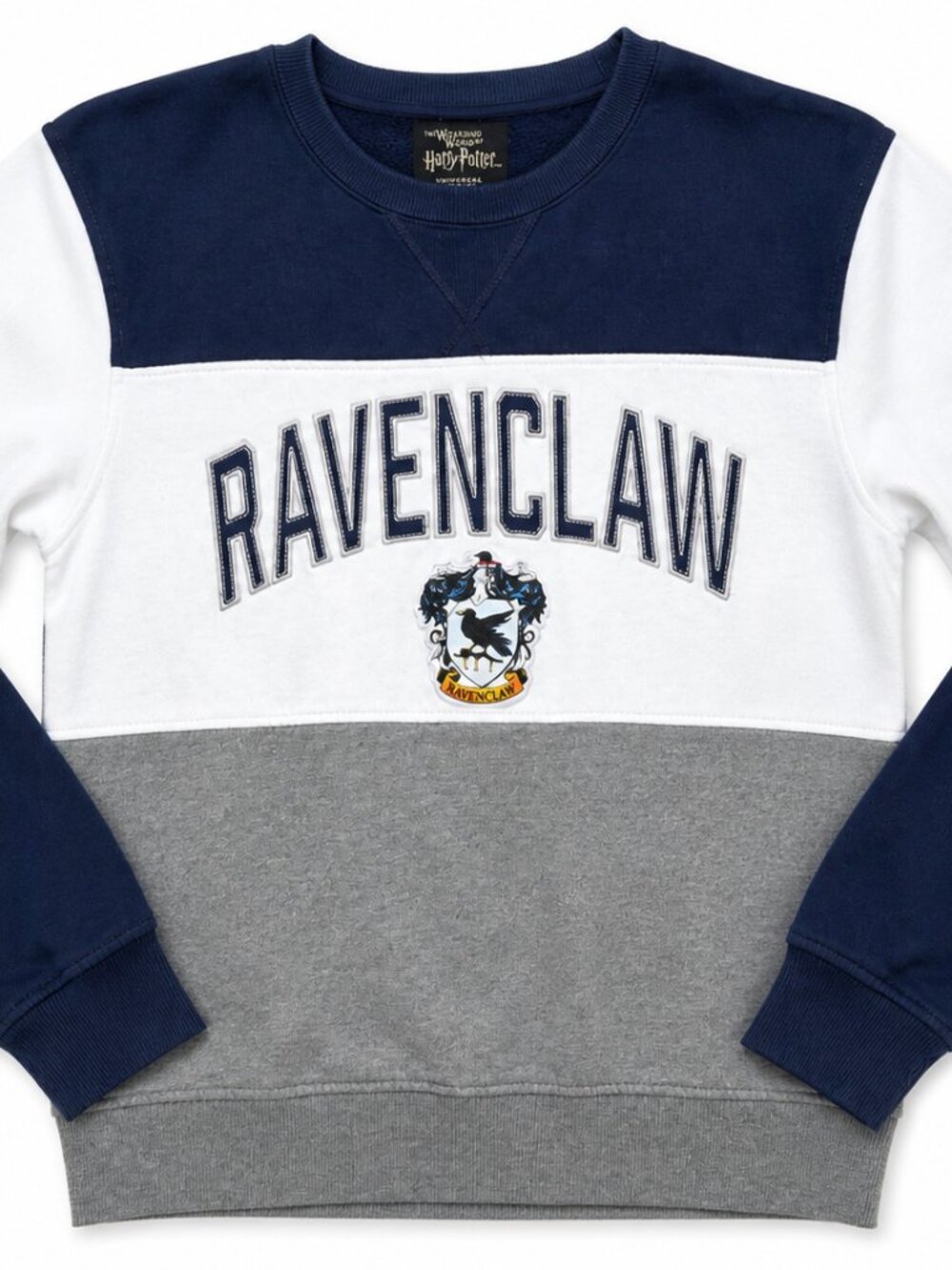 Harry Potter Ravenclaw Sweatshirt Size Small Blue Colorblock Crewneck